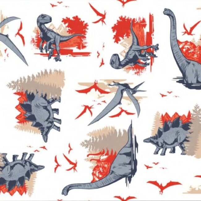 Jurassic world white - katoen