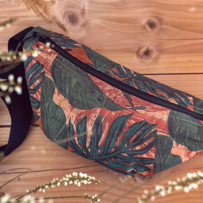 Kurk - tropical leaves 50 x 65cm