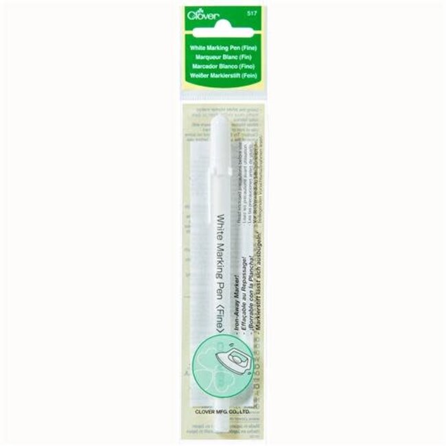 Clover markeerstift fijn wit