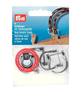 Prym Handvatlussen handtas zilver  - 18mm