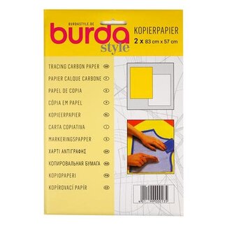 Burda Burda kopieerpapier 83x57 cm 1 vel wit en 1 vel geel