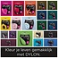 Dylon textielverf wasmachine POD 350 gram - roze/paars/geel/oranje/bruin