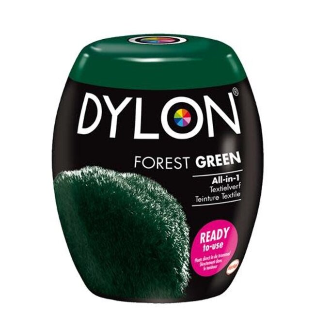 Dylon textielverf wasmachine POD 350 gram - groen/blauw/grijs/zwart