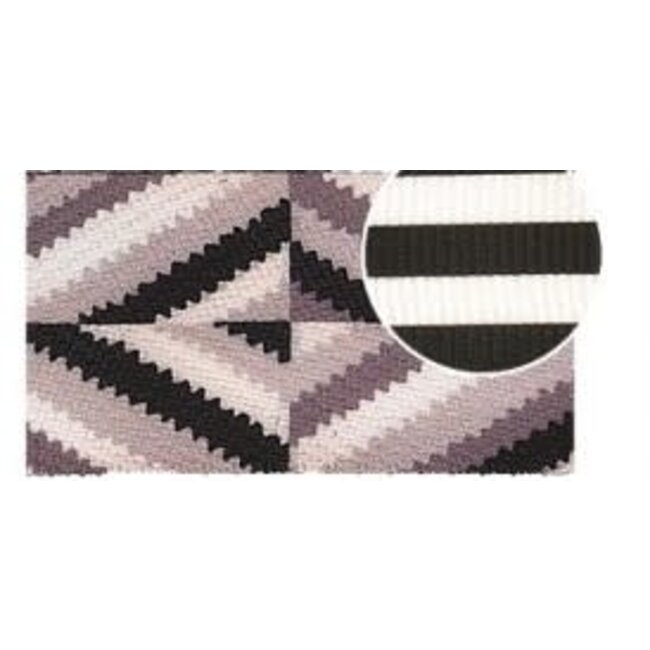 Tassenband doubleface - zigzag