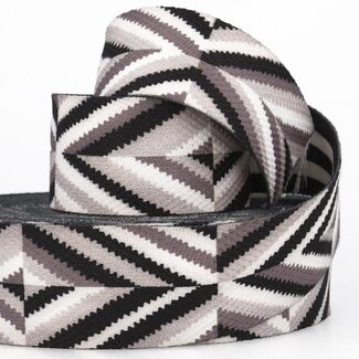 Tassenband doubleface - zigzag