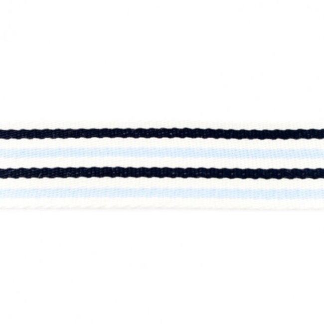 Tassenband streep blauw