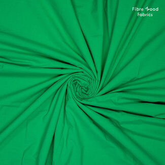 Stone washed poplin - groen