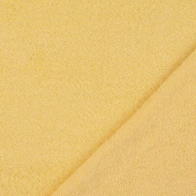 Badstof - zacht geel