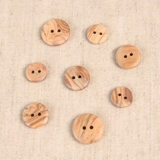 Houten knoop S - 13 mm