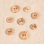 Houten knoop S - 13 mm