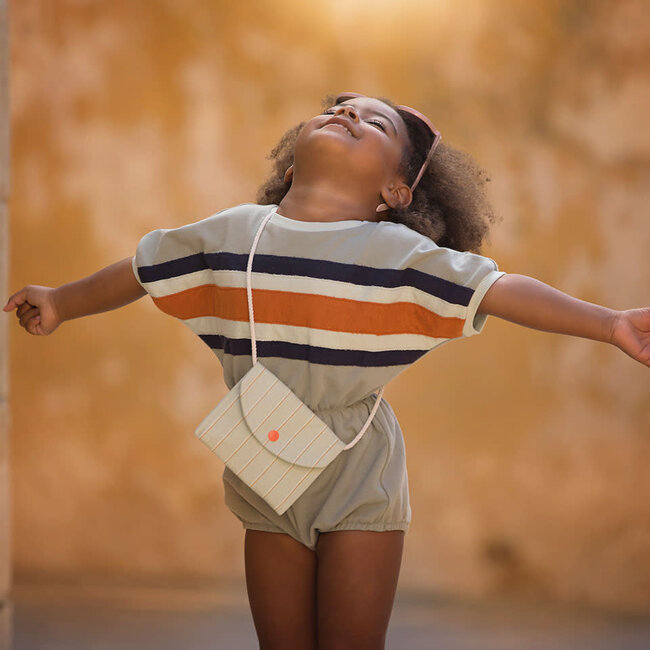 SYAS25 Autumnal Brown - french terry (pattern stripes)