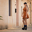 SYAS25 Autumnal Brown - french terry (pattern stripes)