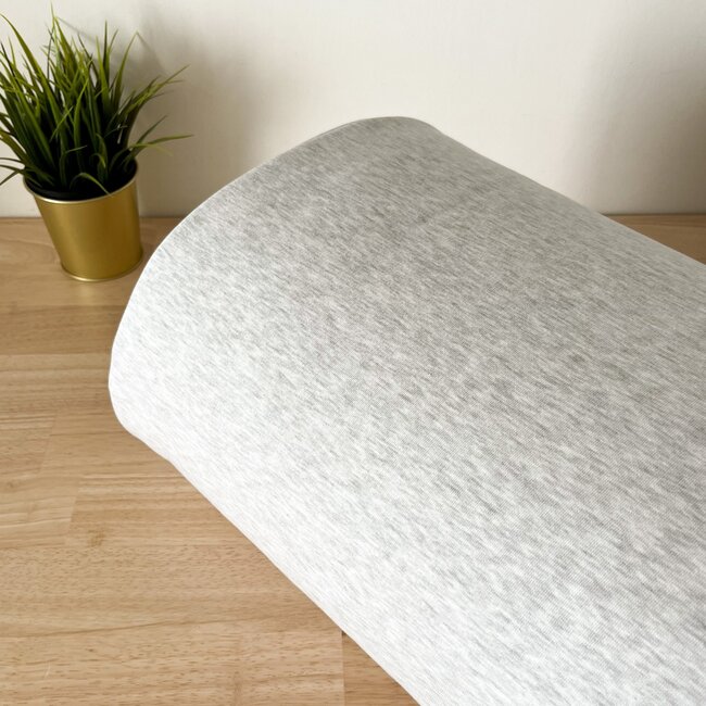 Sweaterstof - light grey melange