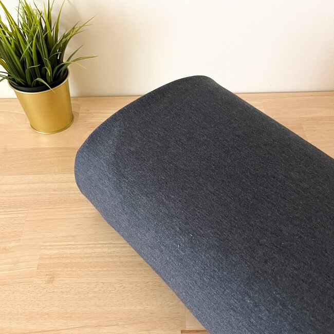 Sweaterstof - navy melange