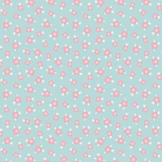 Fleur babyblauw - katoen