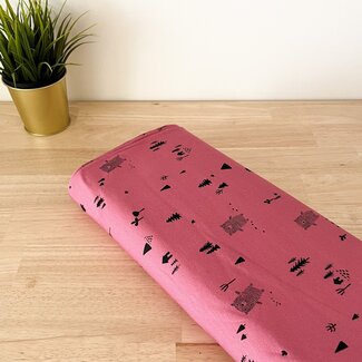 Little bear pink - tricot