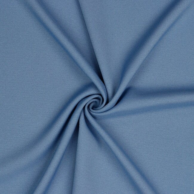 Crêpe marocain - blue shadow