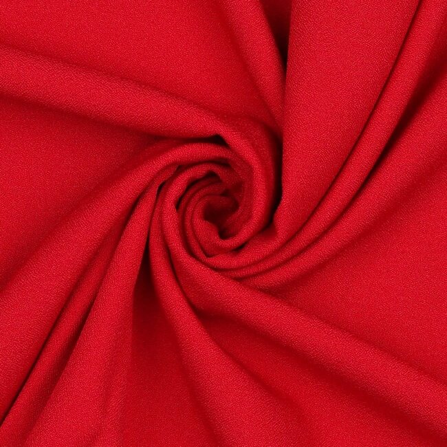 Crêpe marocain - rood