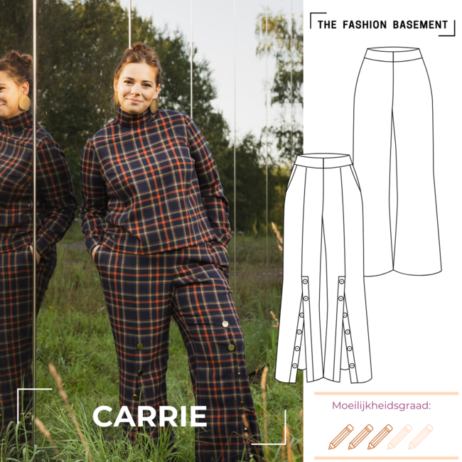 The Fashion Basement - Modelpatroon Carrie broek