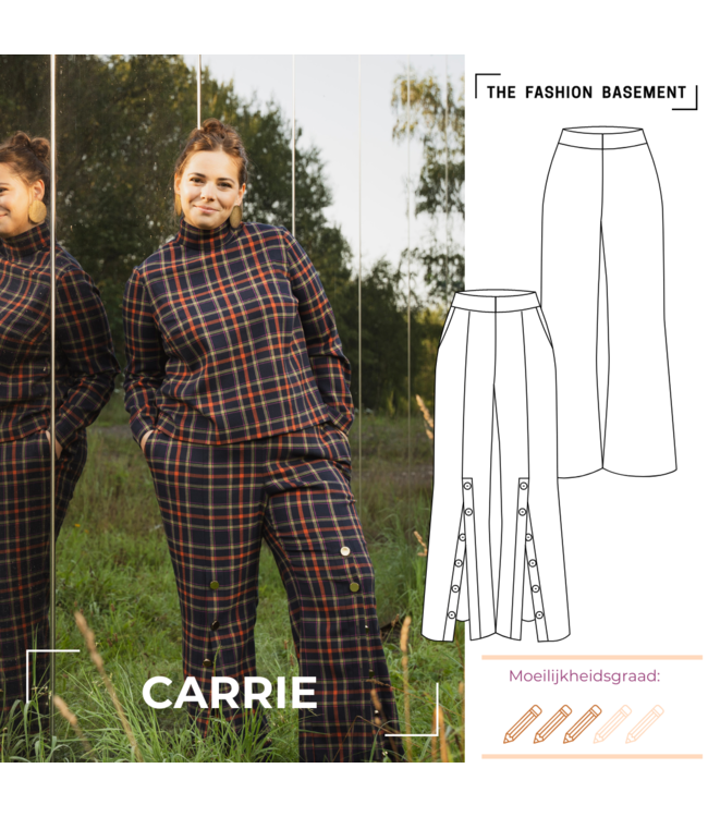 The Fashion Basement - Modelpatroon Carrie broek