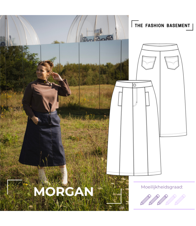 The Fashion Basement - Modelpatroon Morgan rok