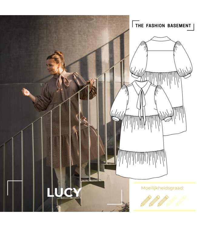 The Fashion Basement - Modelpatroon Lucy jurk