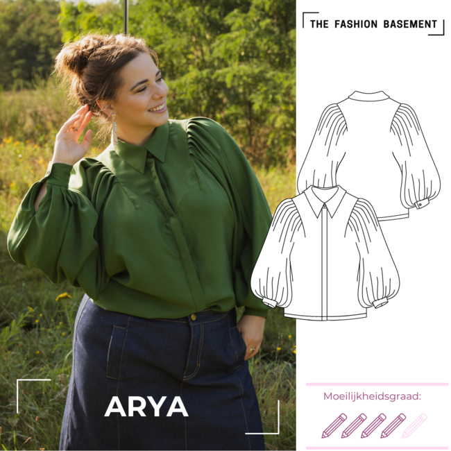 The Fashion Basement - Modelpatroon Arya blouse