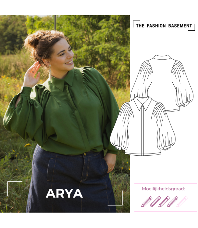 The Fashion Basement - Modelpatroon Arya blouse