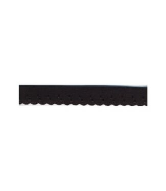 Lingerie elastiek 10 mm - zwart
