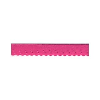 Lingerie elastiek boogjes 10 mm - fuchsia