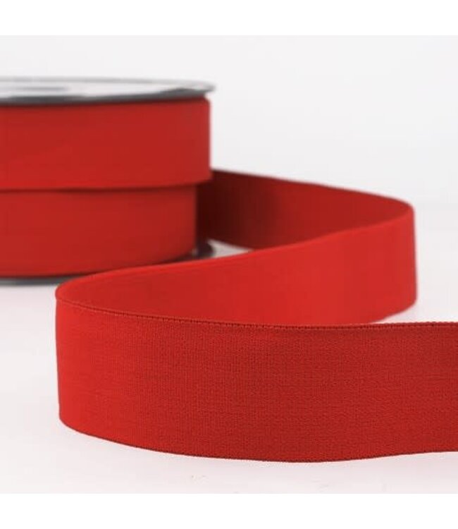 Zachte sierelastiek 30 mm - rood