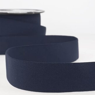 Zachte sierelastiek 30 mm - donkerblauw