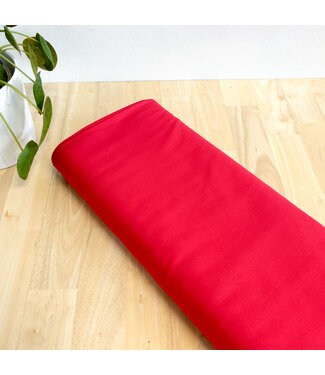 Woven bamboo organic  - viva red