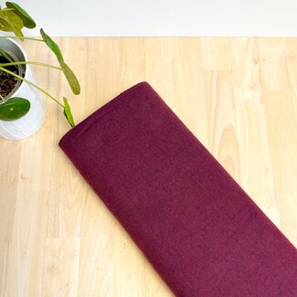 Hudson flanel - bordeaux melange