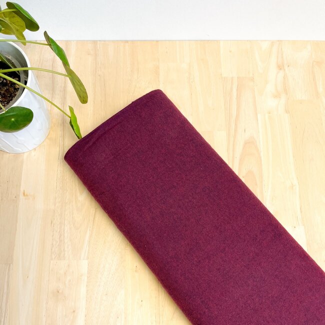 Hudson flanel - bordeaux melange