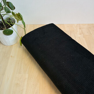 Corduroy stretch - zwart