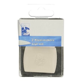 Kleermakerskrijt wit - 2 stuks