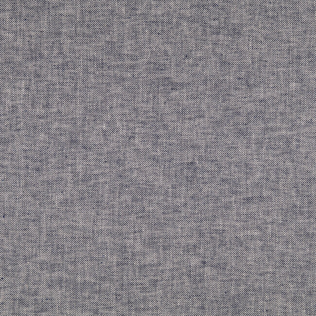 Linnen visgraat - navy