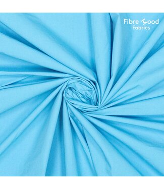 Fibremood Poplin stone washed - turquoise