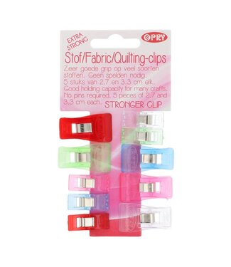 Stof en quilting clips 27-33mm