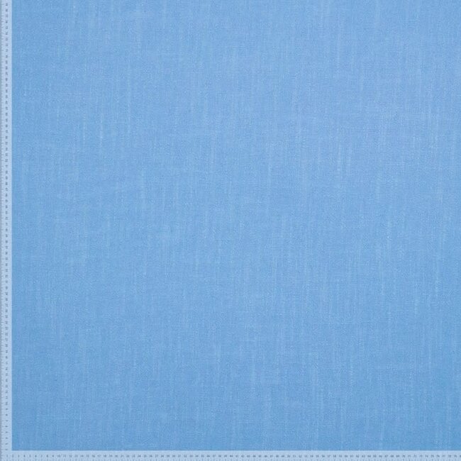 linnenviscose jacquard - ibiza blue
