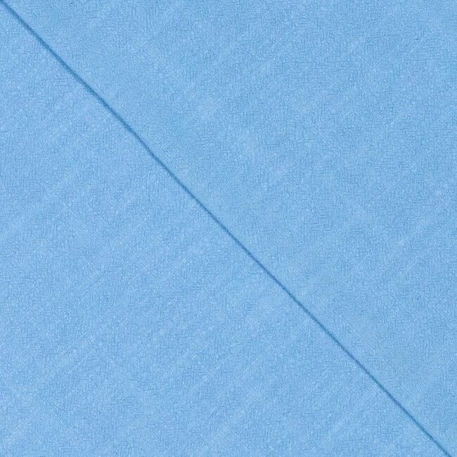 linnenviscose jacquard - ibiza blue