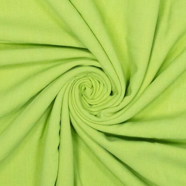 linnenviscose jacquard - bright lime
