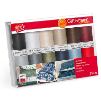 Gütermann Gütermann Allesnaaigarenset 12x250m