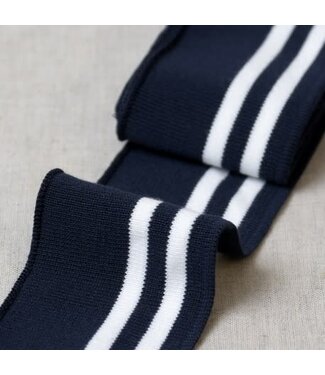 Knit cuffs & waist - navy
