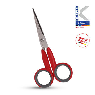 Finny Borduurschaar Finny - Rood