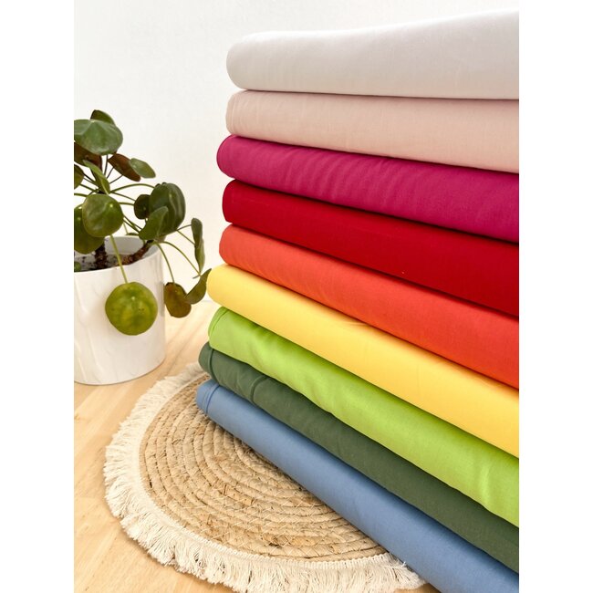 Katoen batist - narcis geel