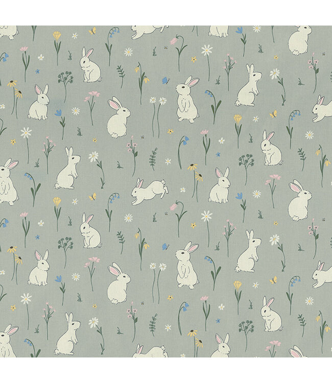 Rabbit garden - linenlook half panama