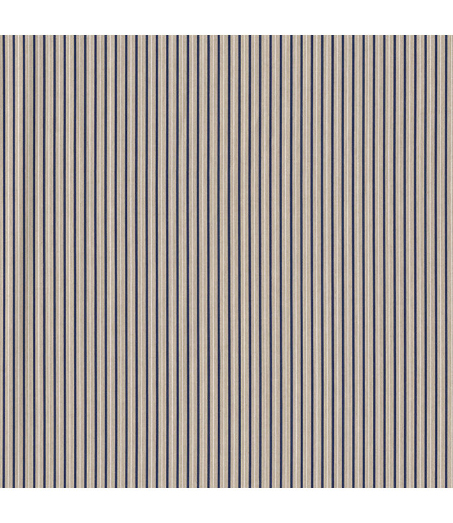 Nautical stripe - linenlook half panama