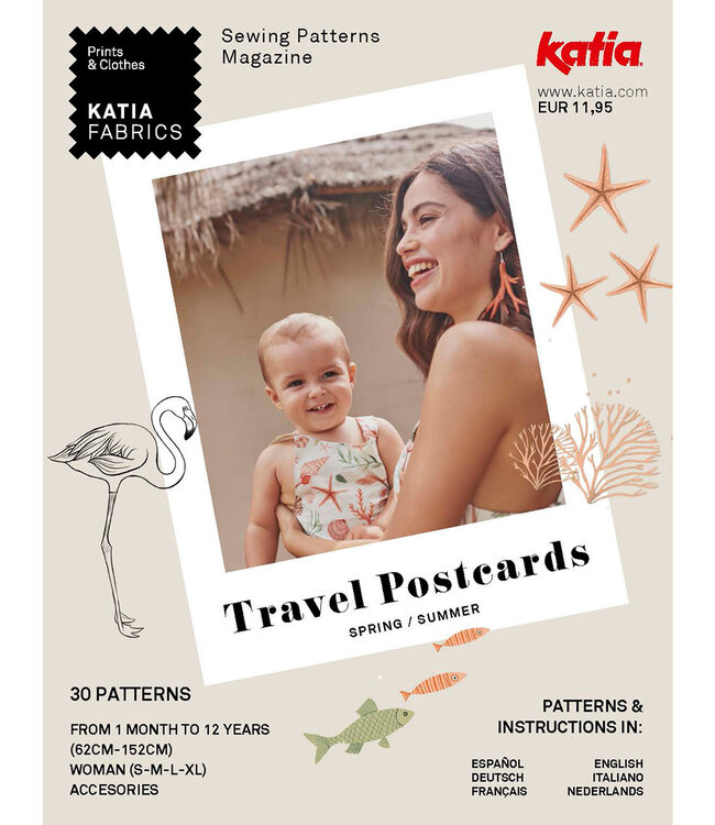 Katia Fabrics Magazine Travel Postcards - Katia
